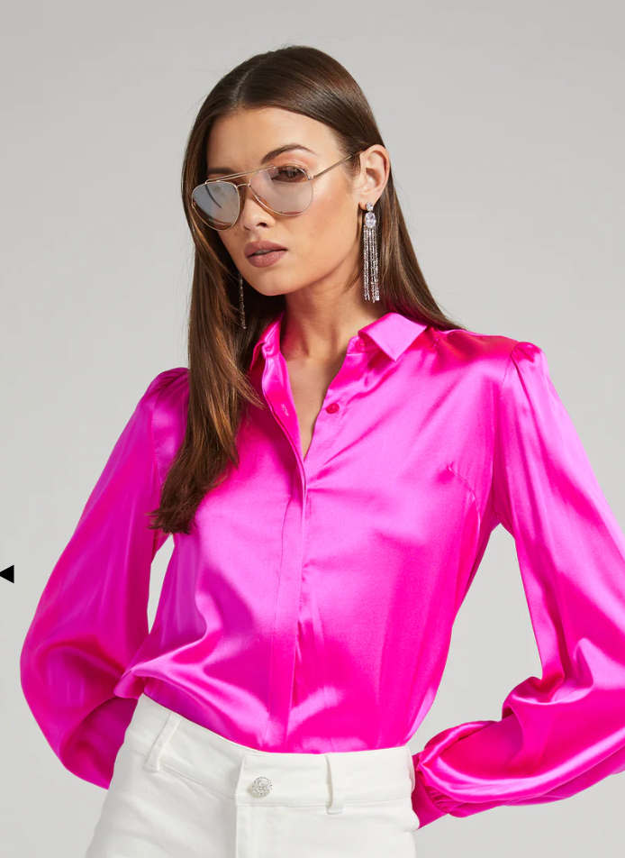 Hot Pink Maxwell Blouse