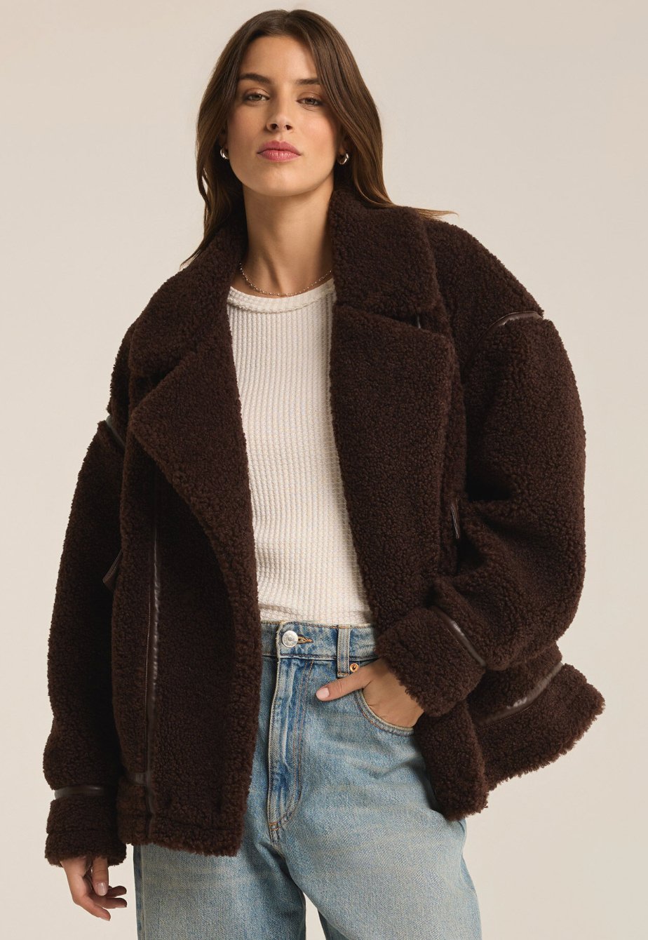 Ari sherpa coat - Heart On A Hanger