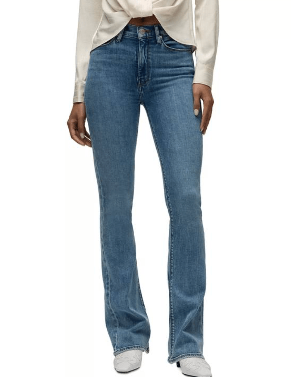 Barbara high rise bootcut jeans in Catalina - Heart On A Hanger