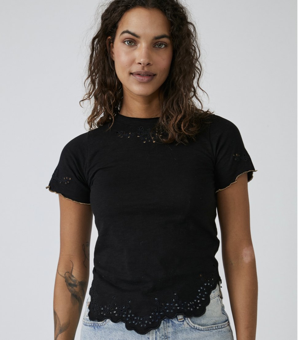 Call Me Baby Tee - Heart On A Hanger