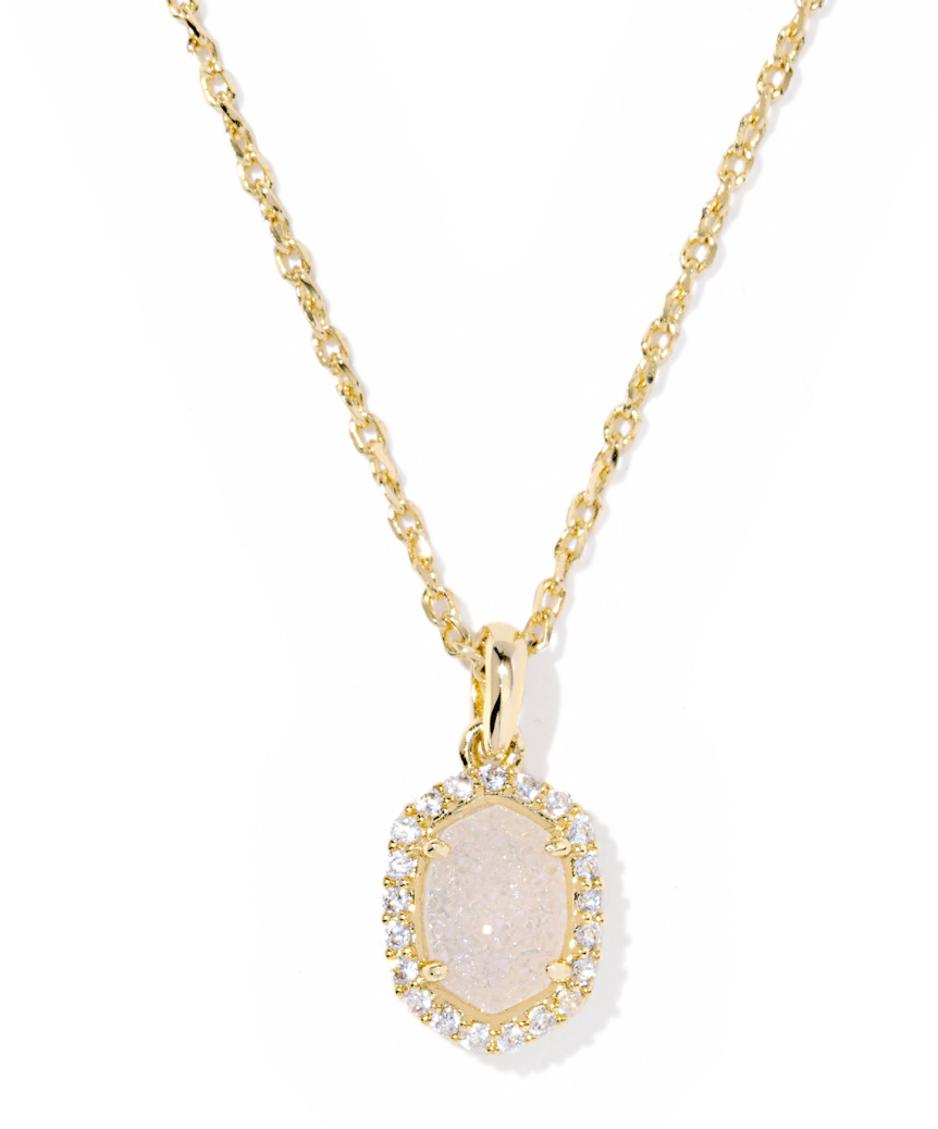 Daphne crystal frame pendant - Heart On A Hanger