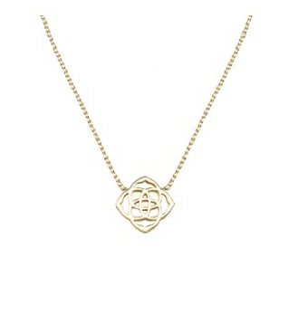 Decklyn necklace gold - Heart On A Hanger