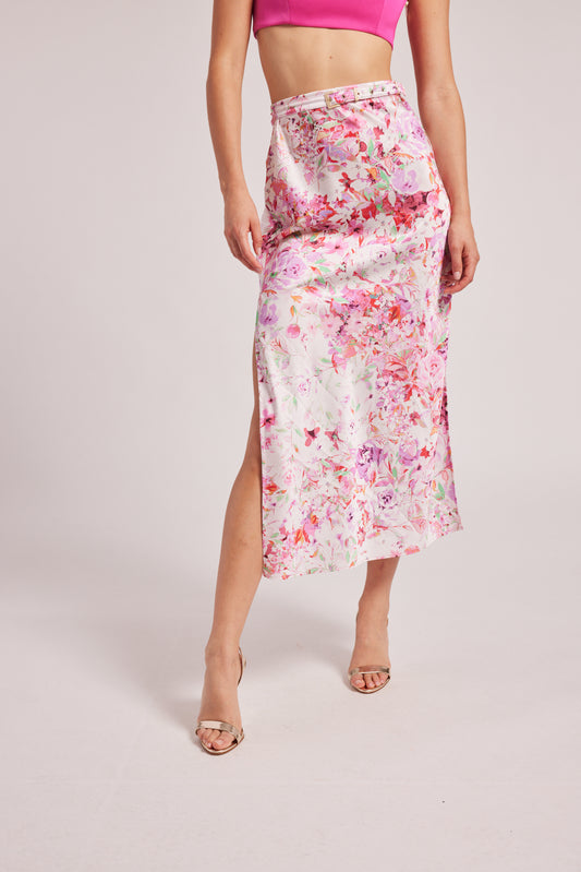 Claire floral skirt