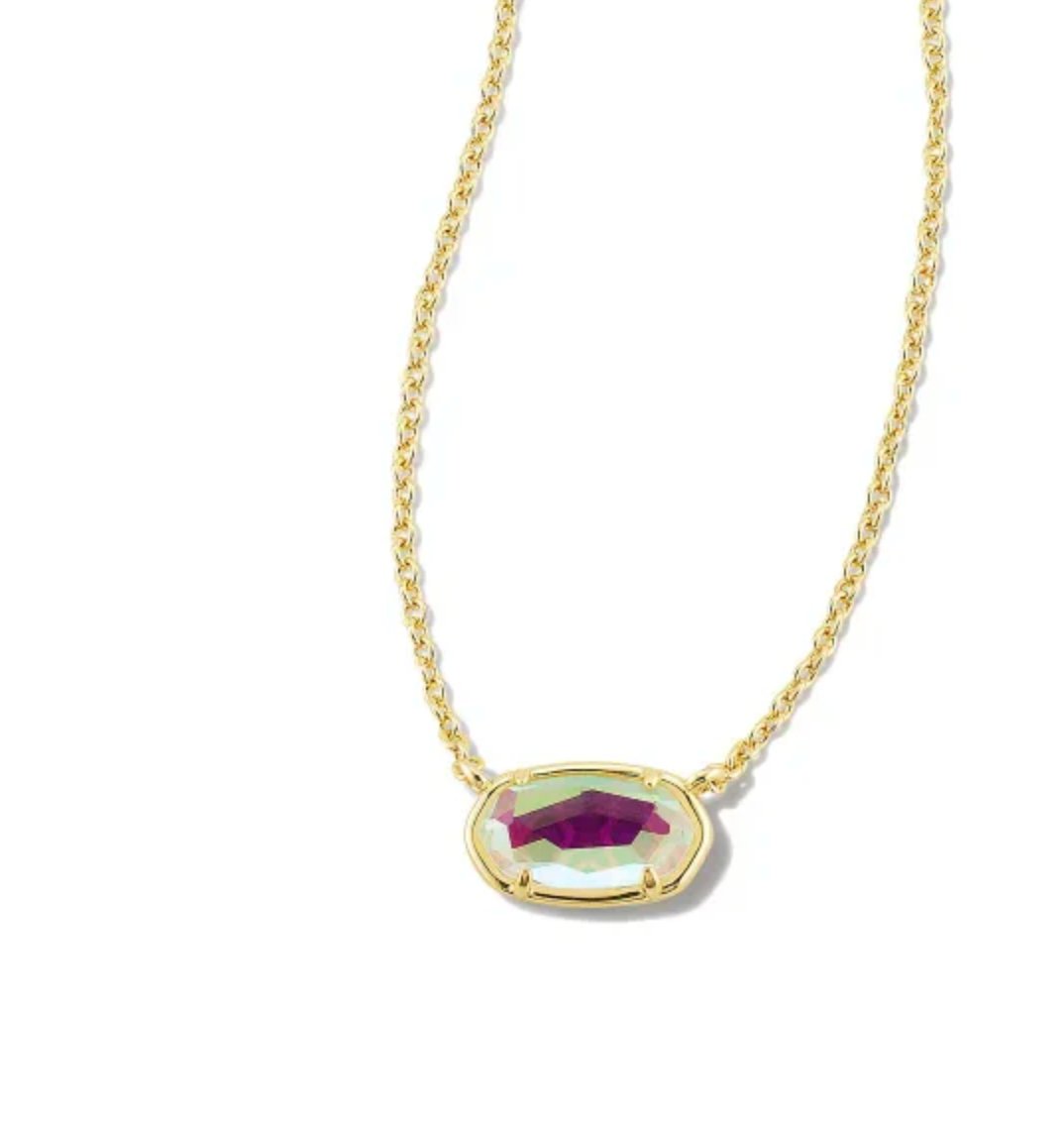 Grayson stone pendant - Heart On A Hanger