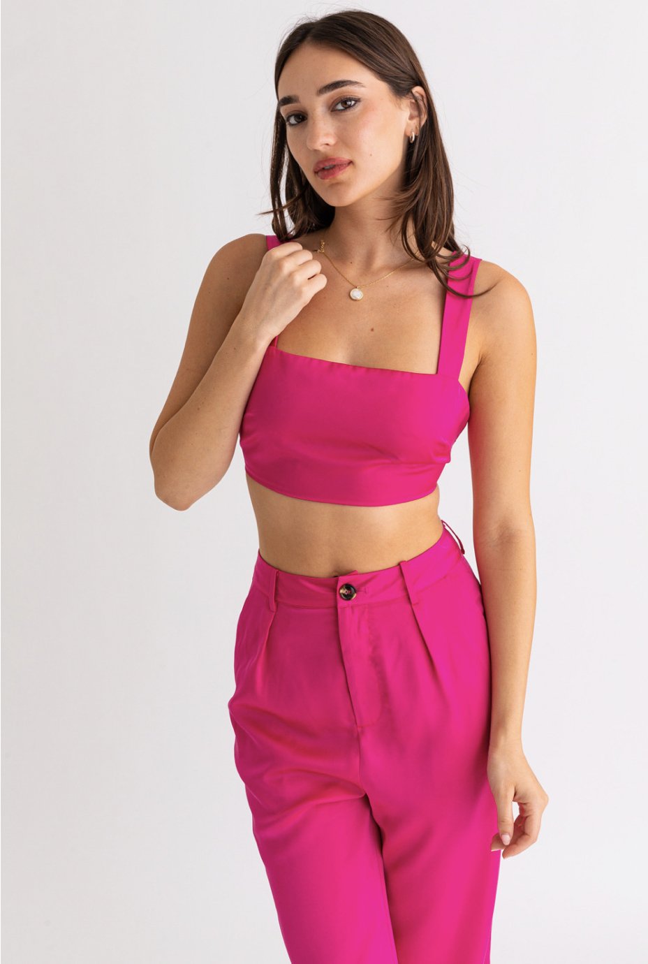 Hot Pink Bralette - Heart On A Hanger