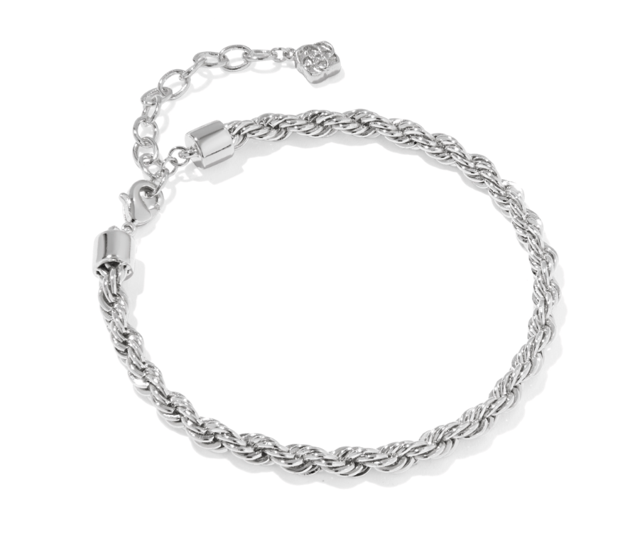 Isabelle chain bracelet silver - Heart On A Hanger