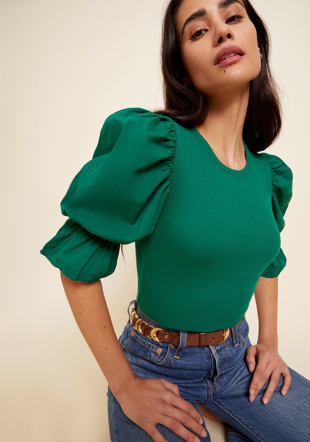 Kenzie flounce sleeve tee - Heart On A Hanger