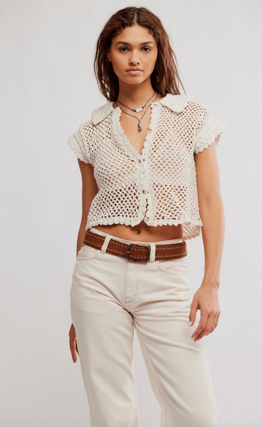 Lily crochet top - Heart On A Hanger