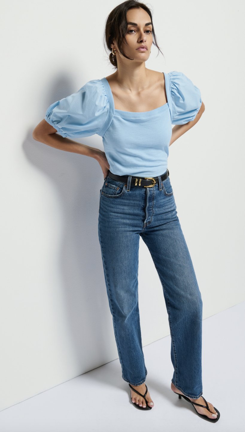 Maya puff sleeve top - Heart On A Hanger