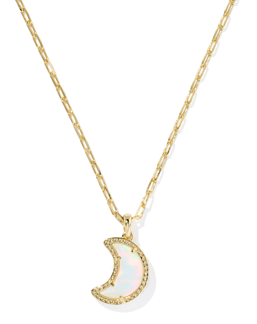 Moon short pendant - Heart On A Hanger