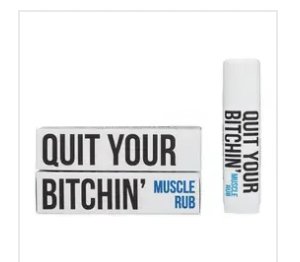 Muscle Rub Stick - Heart On A Hanger