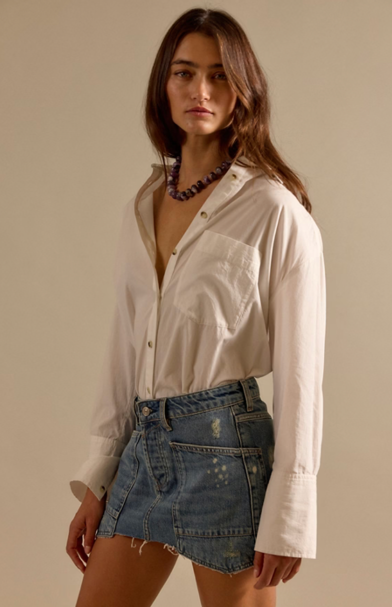 Dolly denim mini skirt