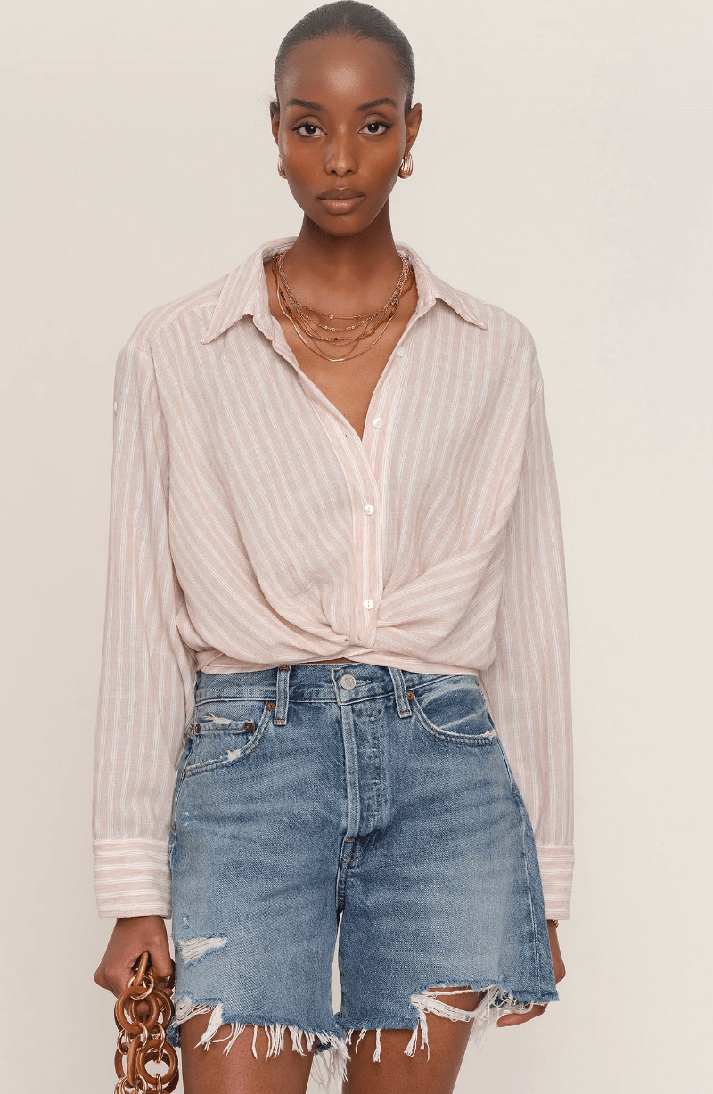 Rene top in white - Heart On A Hanger