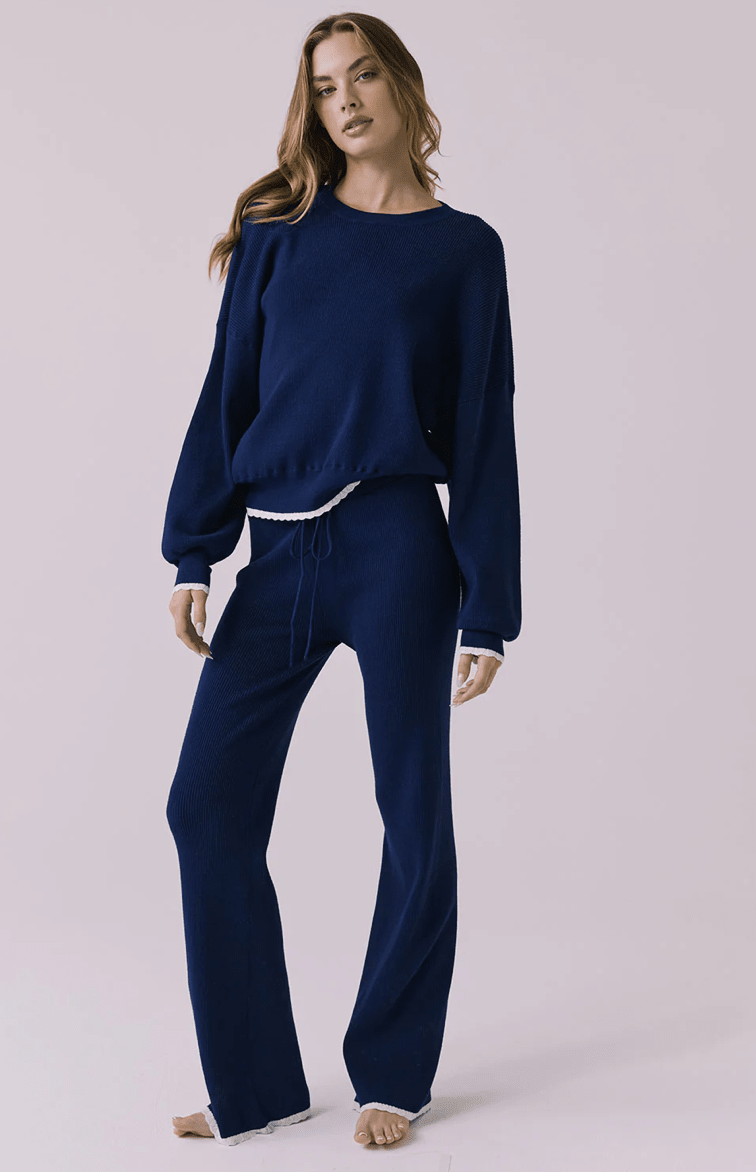 Rhode worn blue pullover - Heart On A Hanger