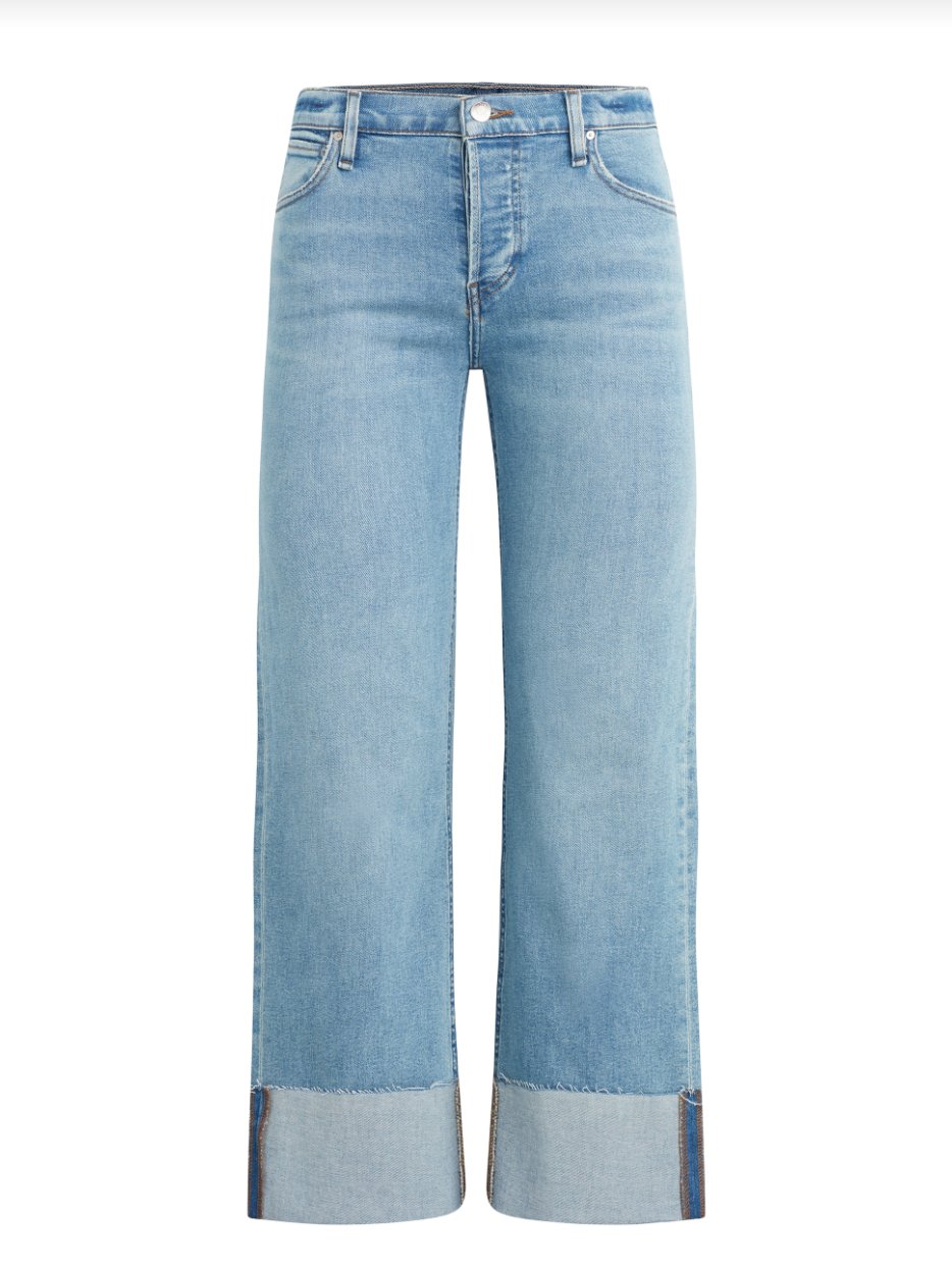 Rosie high rise wide leg with ankle cuff - Heart On A Hanger
