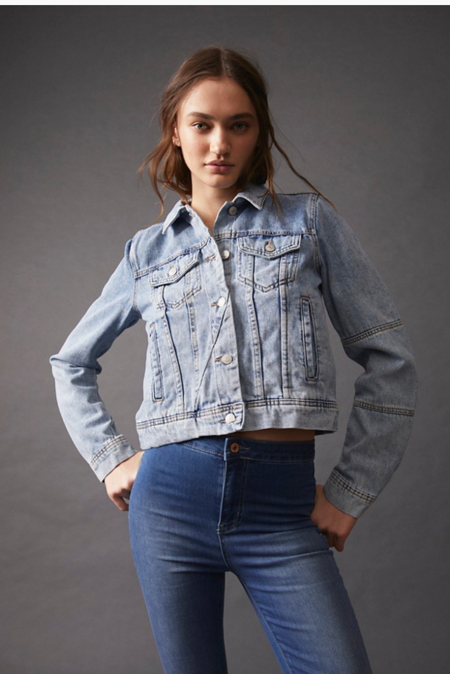 Rumors light indigo jacket - Heart On A Hanger