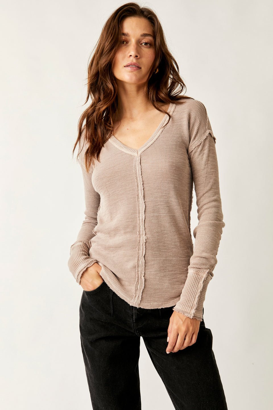Sail away long sleeve in cashmere - Heart On A Hanger