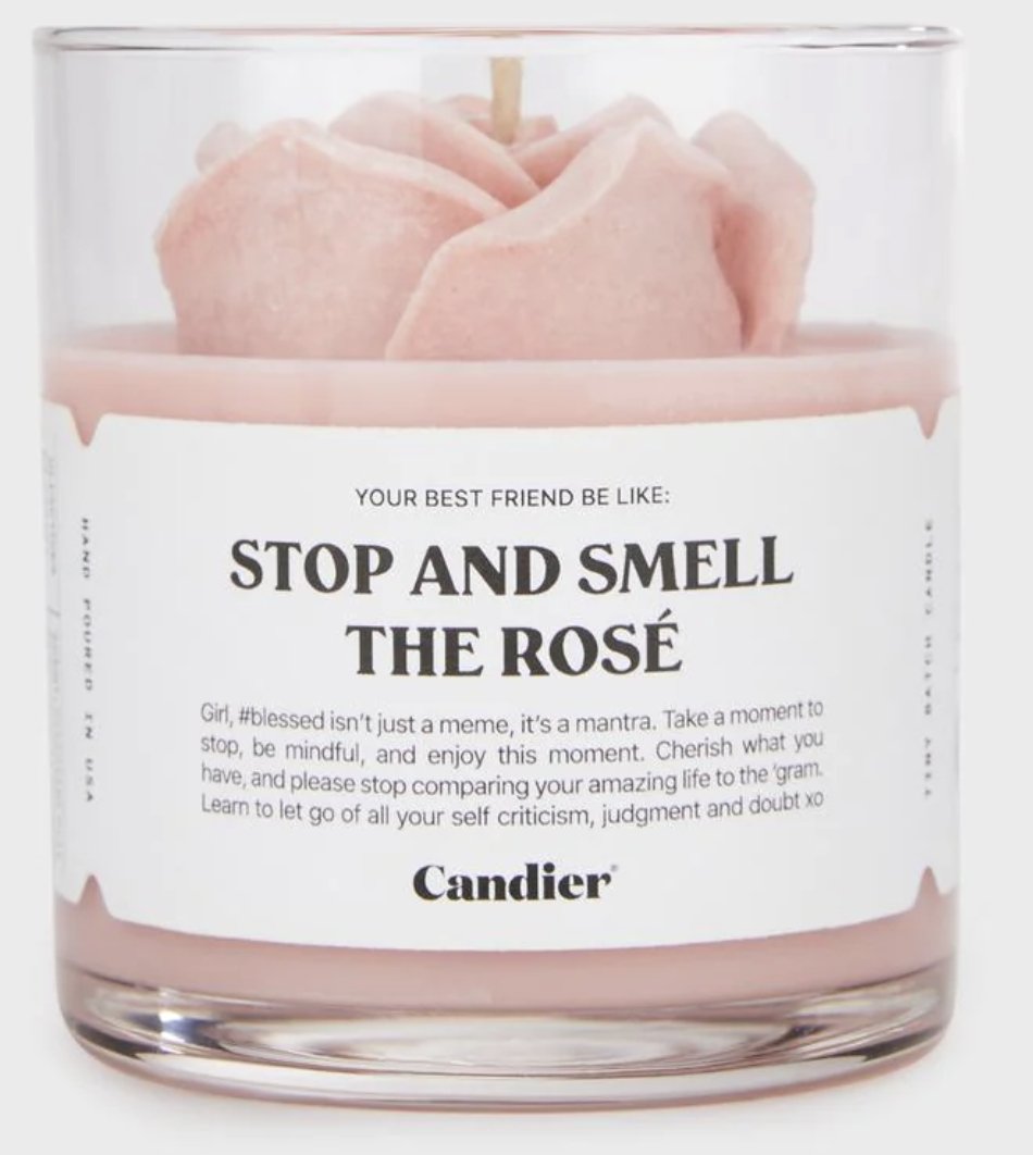 Stop & Smell The Rose - Heart On A Hanger