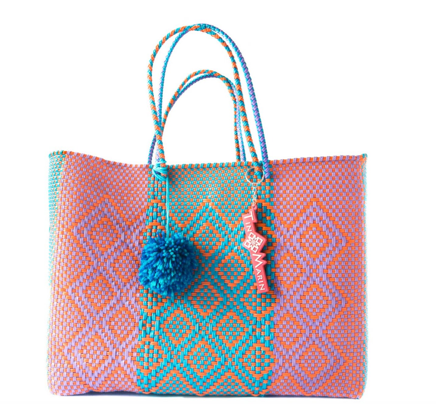 Sunset Woven Super Tote - Heart On A Hanger