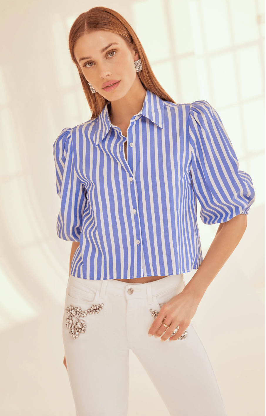 Tammy wide stripe shirt - Heart On A Hanger