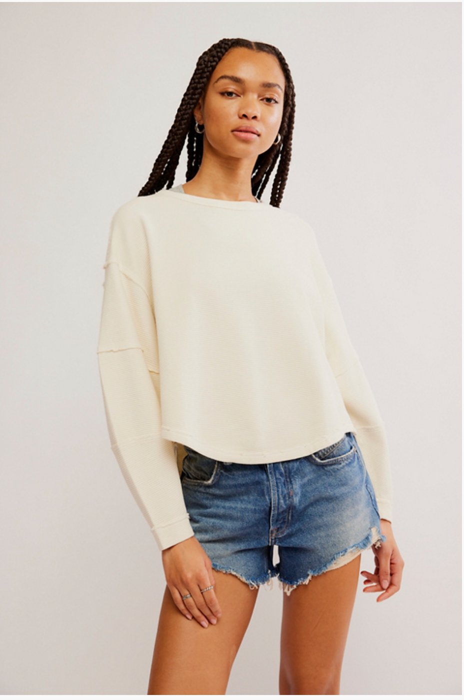 Total eclipse tee in ivory - Heart On A Hanger