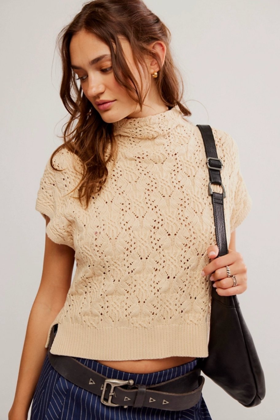 Vickie mock neck sweater - Heart On A Hanger