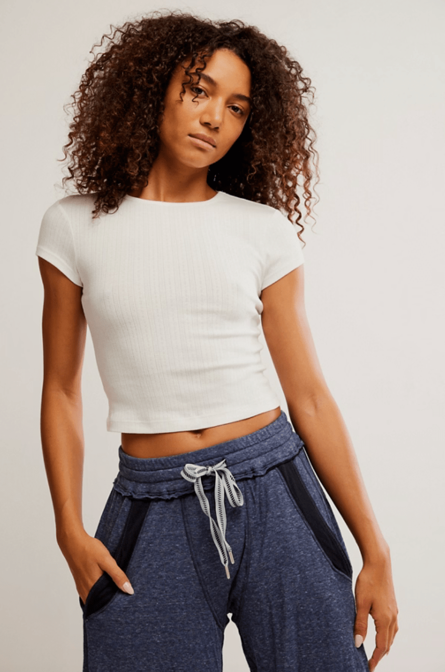 Wait a minute baby tee - Heart On A Hanger