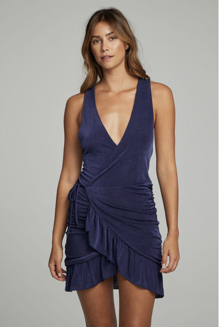 Westside Mini Dress Dark Denim / XS Westside Mini Dress Dark Denim / XS