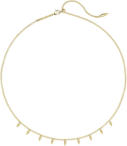 Addison necklace gold metal choker