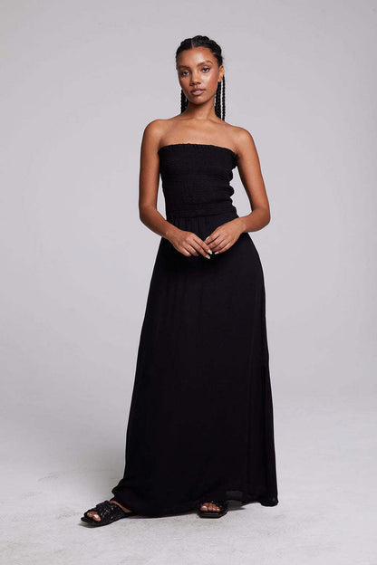 Anita black maxi dress