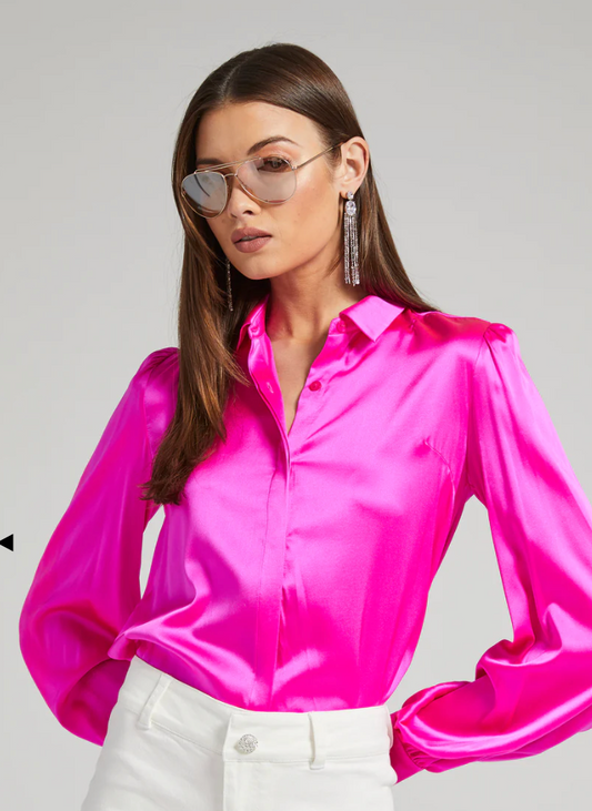 Hot Pink Maxwell Blouse