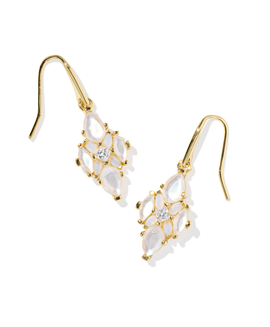 Abbie crystal drop earrings - Heart On A Hanger