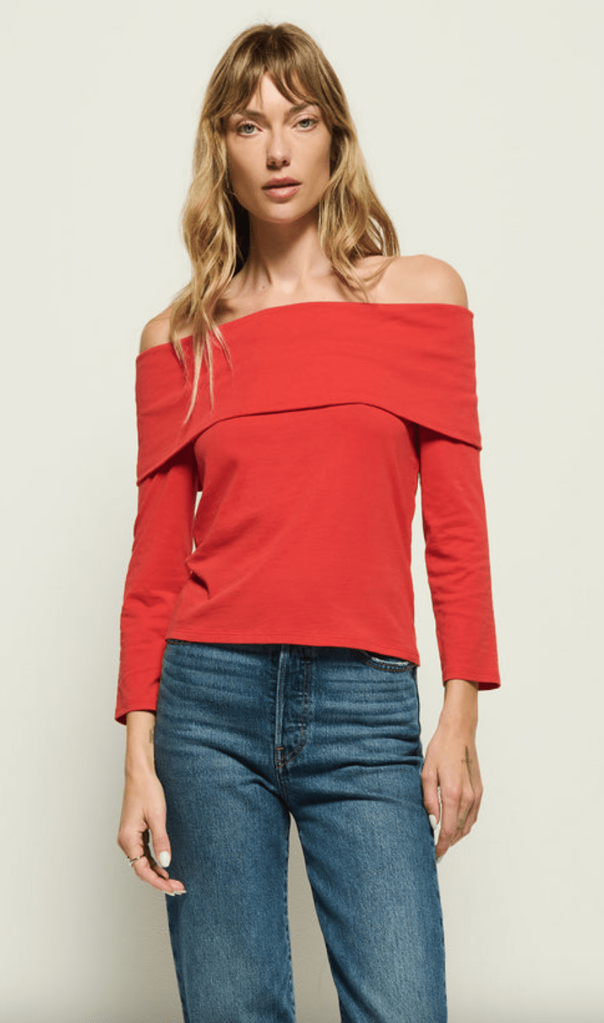 Alexi off shoulder - Heart On A Hanger
