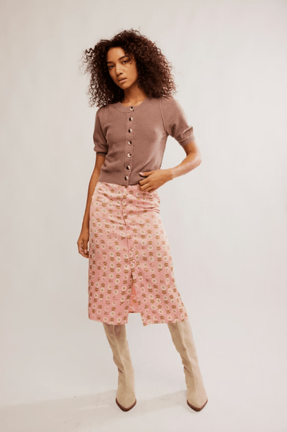 Analise printed midi skirt - Heart On A Hanger