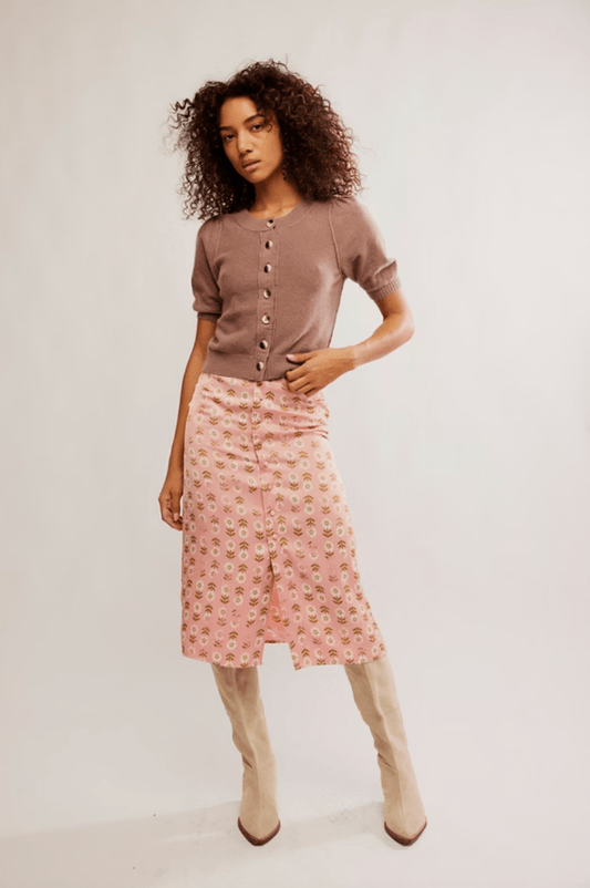 Analise printed midi skirt - Heart On A Hanger