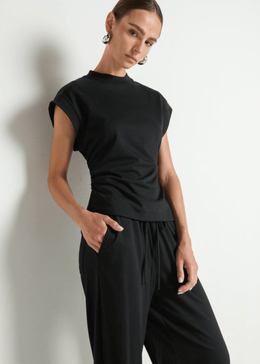 Andrea side shirred top - Heart On A Hanger