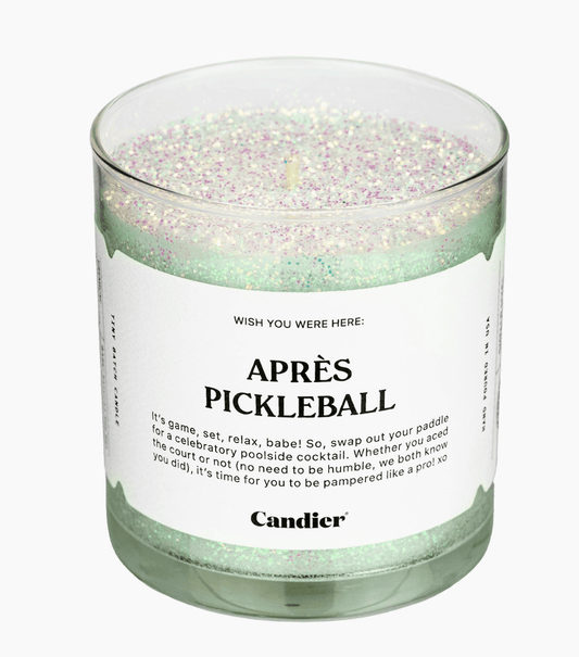 Apres pickleball candle - Heart On A Hanger