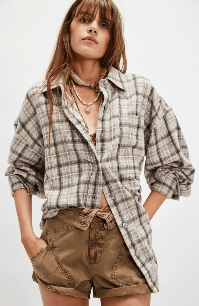 Ashley plaid shirt - Heart On A Hanger