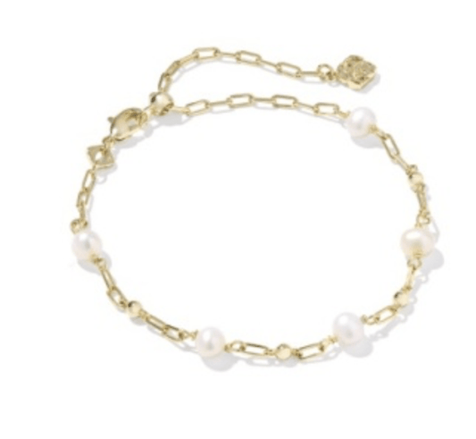 Ashton delicate pearl bracelet - Heart On A Hanger