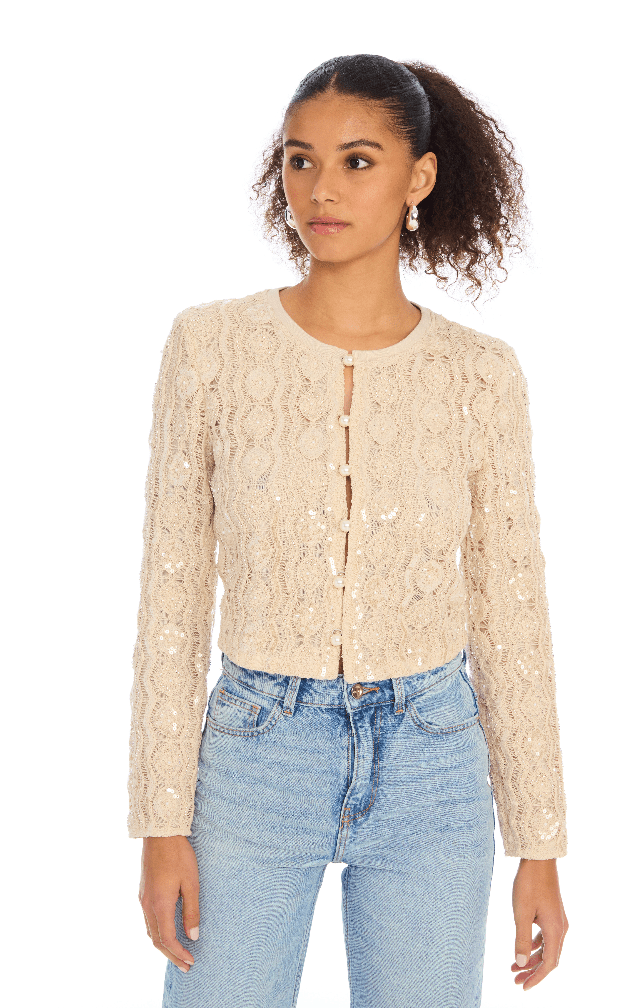 Beaded mariana cardigan - Heart On A Hanger