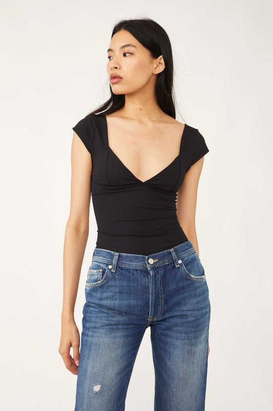 Black duo corset cami - Heart On A Hanger