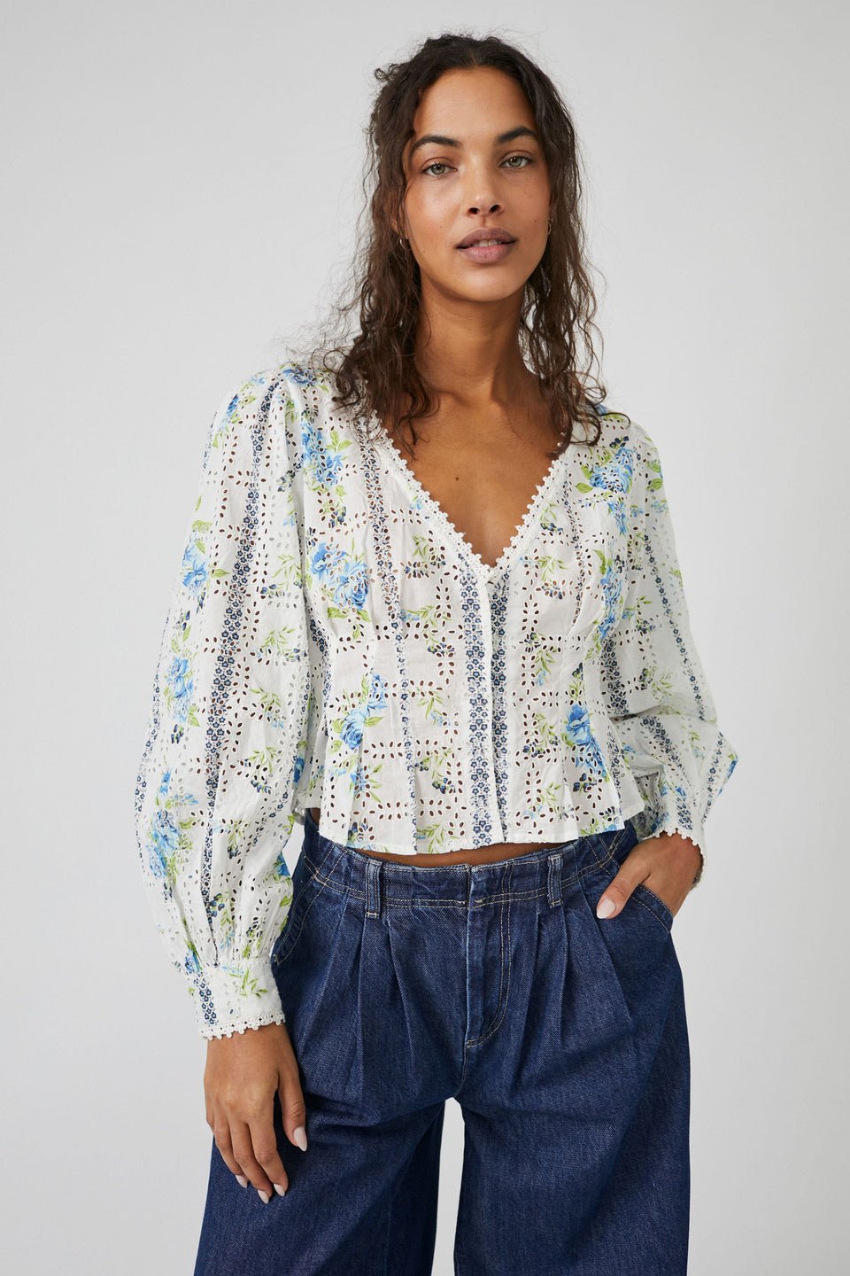 Blossom Eyelet Top - Heart On A Hanger