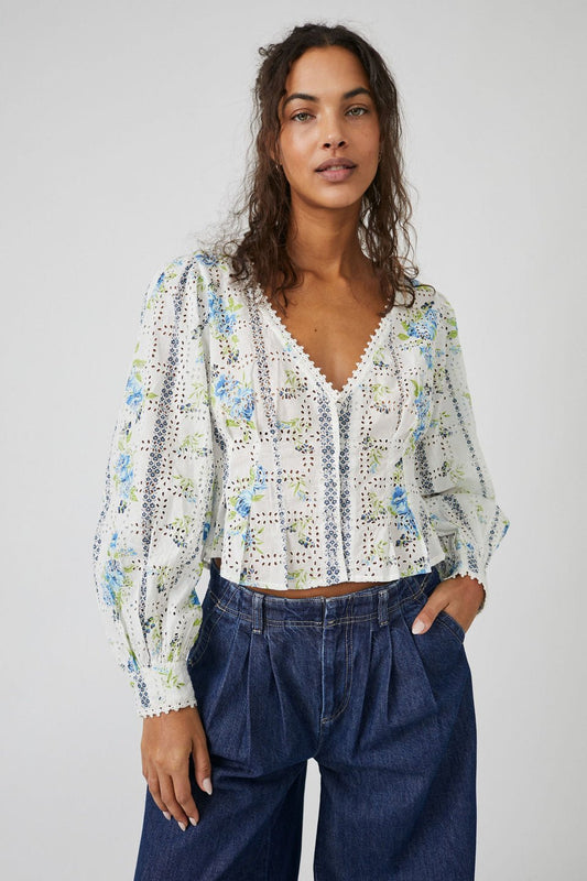 Blossom Eyelet Top - Heart On A Hanger