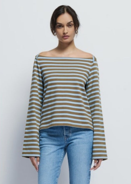 Bryce stripe boat neck - Heart On A Hanger
