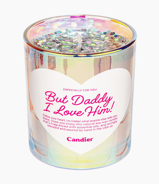 But daddy I love him candle - Heart On A Hanger