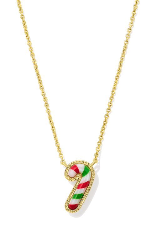 Candy cane pendant - Heart On A Hanger