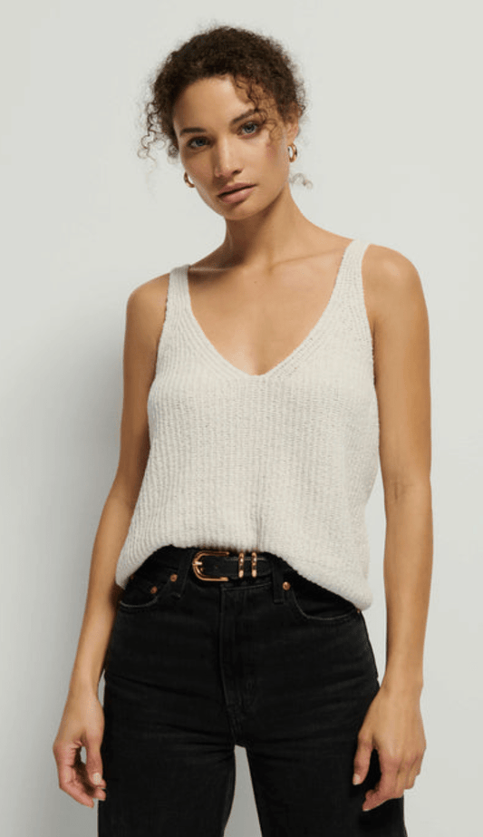 Cece sweater tank in porcelin - Heart On A Hanger