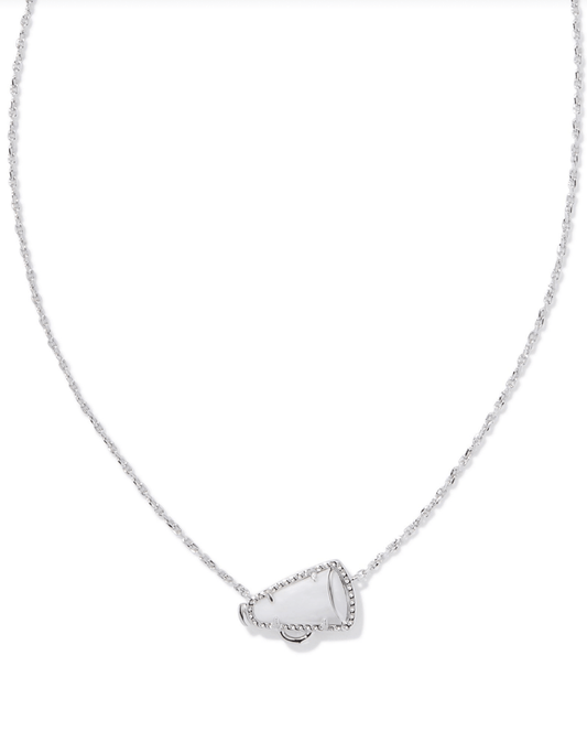 Cheer short pendant in rhod - Heart On A Hanger