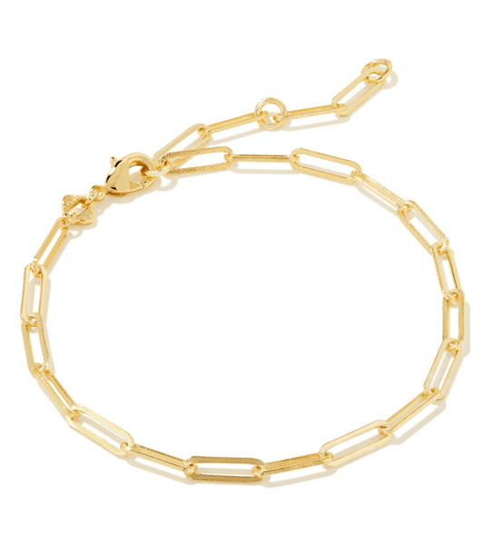Courtney paperclip bracelet - Heart On A Hanger