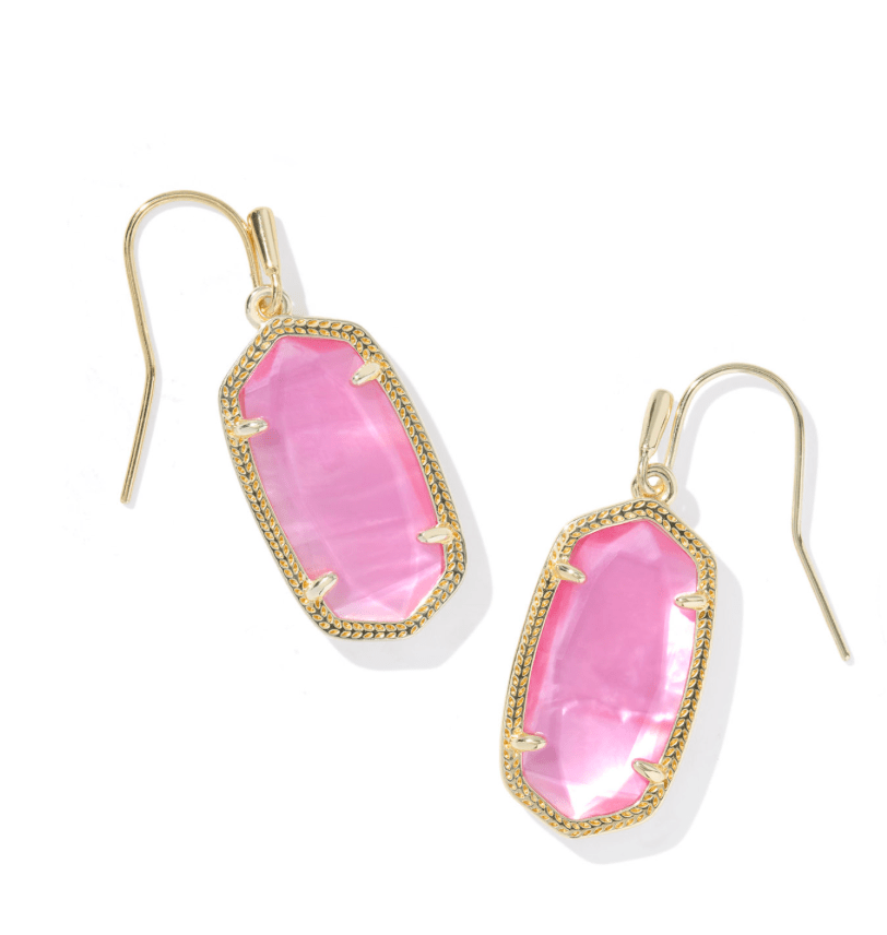 Dani drop earring gold azalea illusion - Heart On A Hanger
